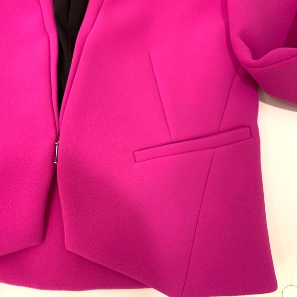 DVF Bright Pink Jacket Sz 4 - Picture 4 of 5